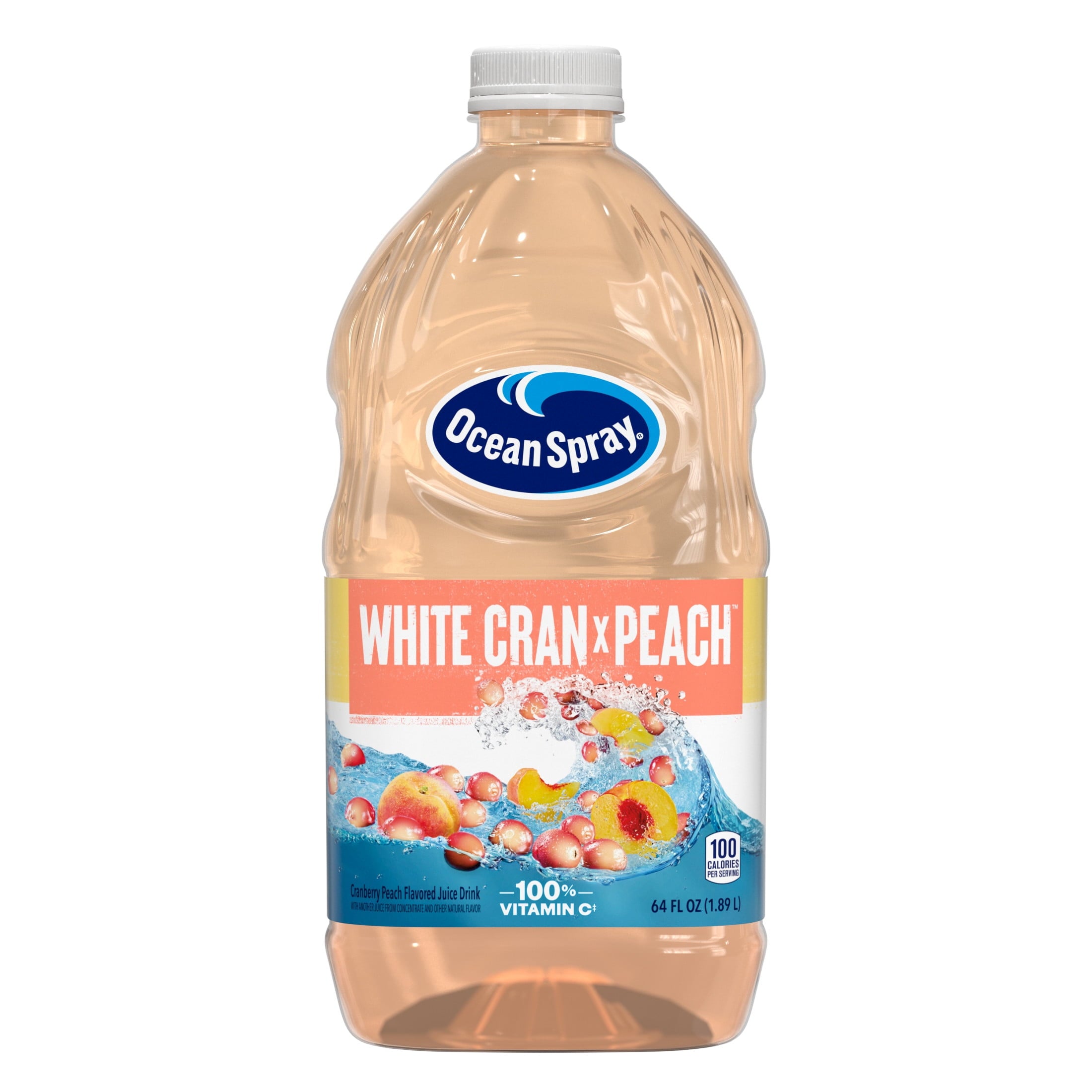 Ocean Spray® White Cran-Peach Juice Drink, 64 fl oz Bottle