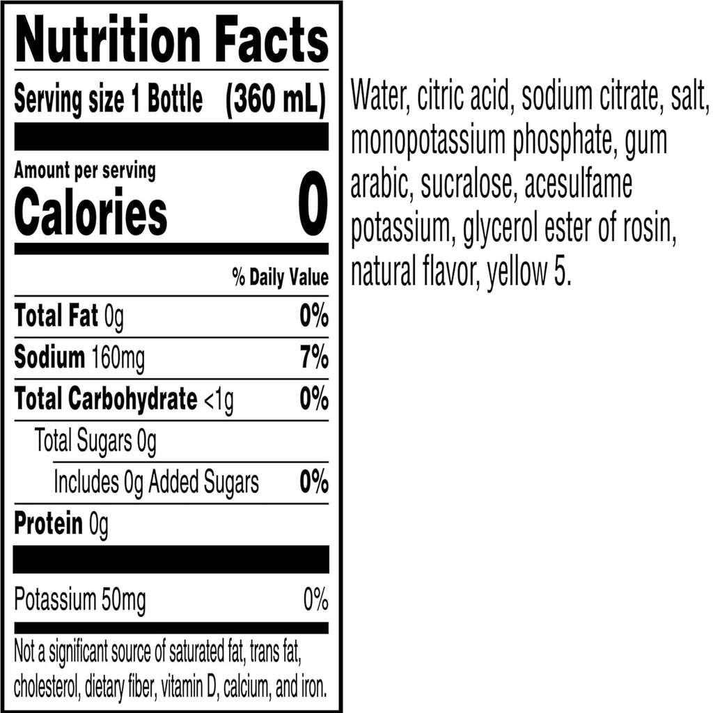 Gatorade Zero Sugar Thirst Quencher Lemon Lime Sports Drinks, 12 fl oz, 12 Count Bottles
