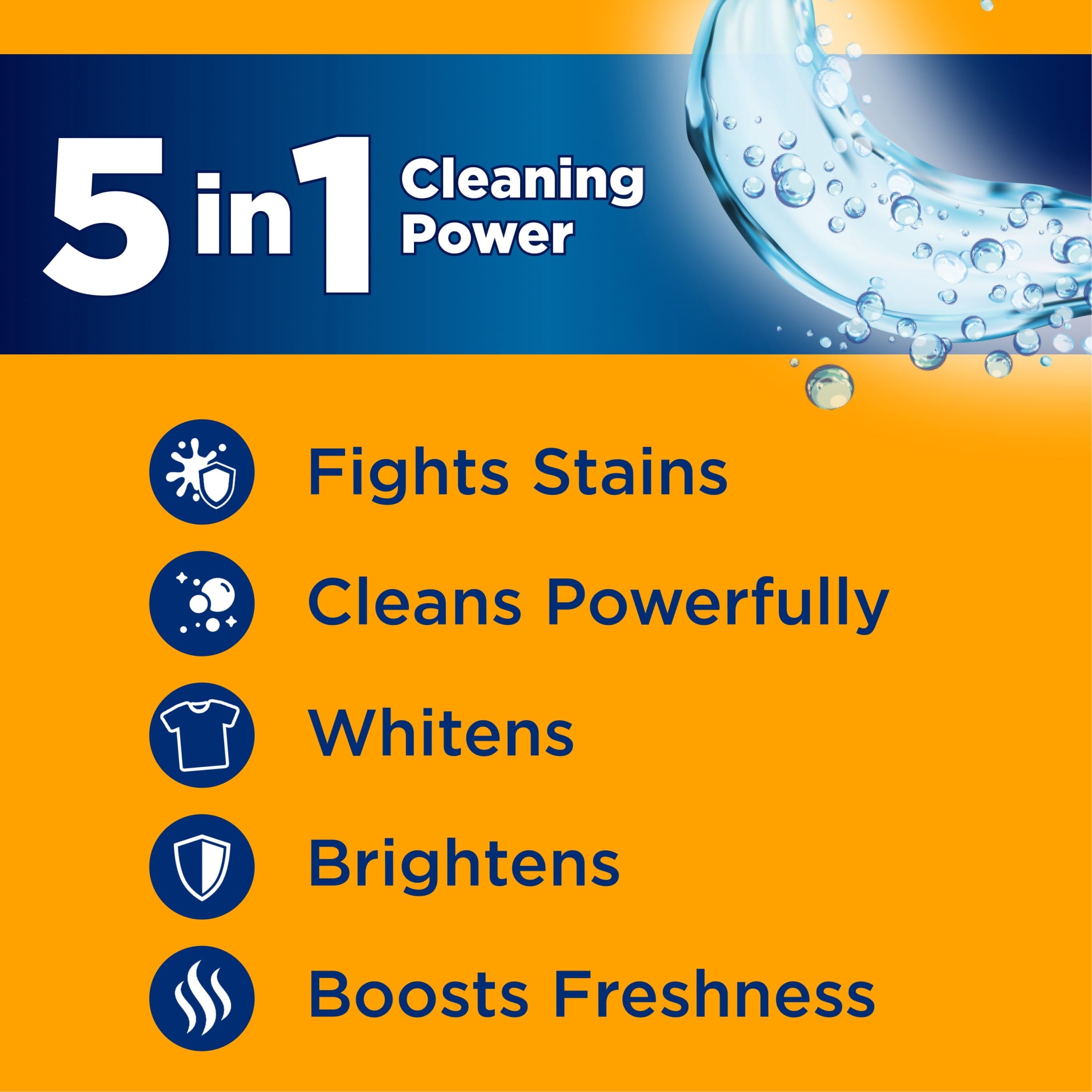 ARM & HAMMER Plus OxiClean Ultra Stain Fighters Liquid Laundry Detergent, Fresh Scent 158.6 Fl Oz