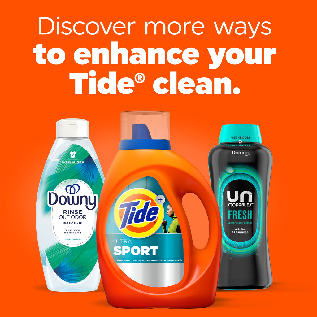 Tide Ultra Sport Liquid Laundry Detergent, Advanced Sweat and Stain Fighter, 117 fl oz, 83 Loads