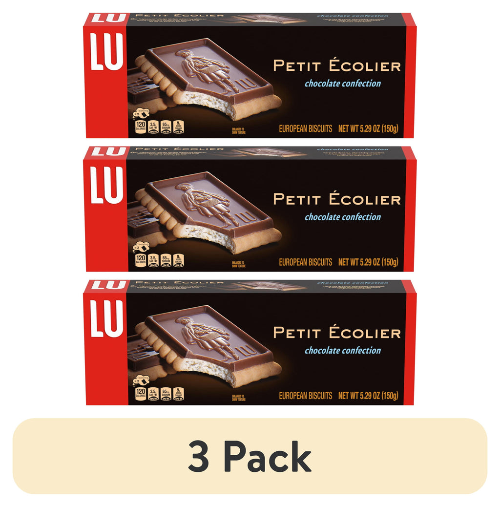 Lu Petit Ecolier European Milk Chocolate Biscuit Cookies, 5.29 oz