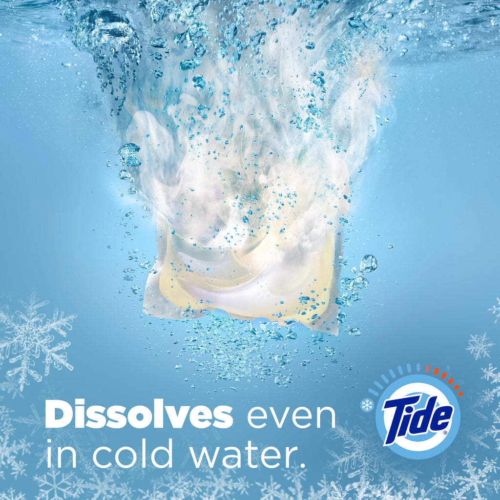 Tide PODS Free and Gentle Liquid Laundry Detergent Pacs, Hypoallergenic, Unscented, 112 Count