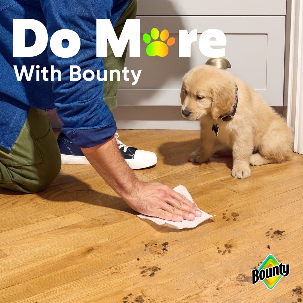 Bounty Paper Towels Select-A-Size Print, 6 Double Rolls, 82 Sheets Per Roll