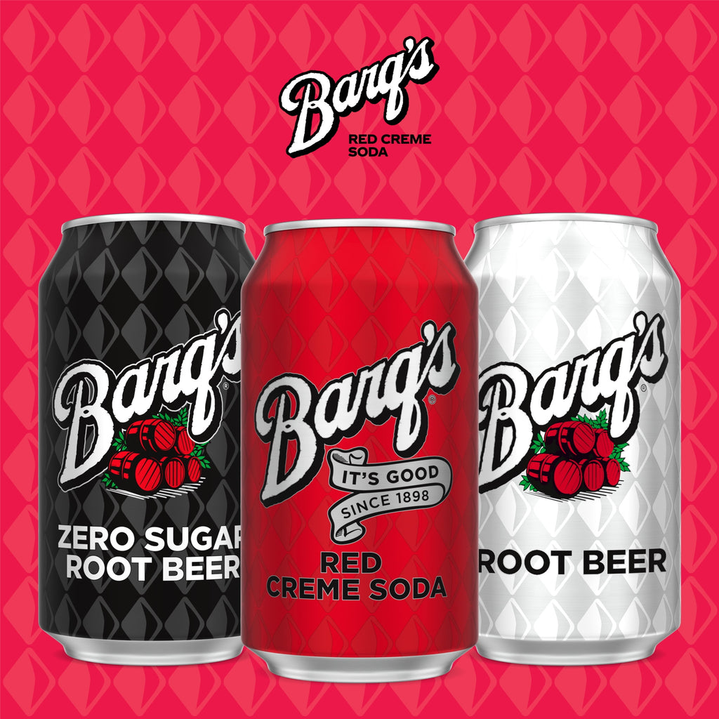 Barq's Red Creme Soda Pop Fridge Pack Cans, 12 fl oz, 12 Pack