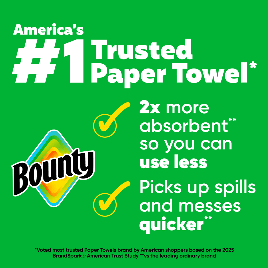 Bounty Paper Towels Select-A-Size White, 12 Double Rolls, 82 Sheets Per Roll