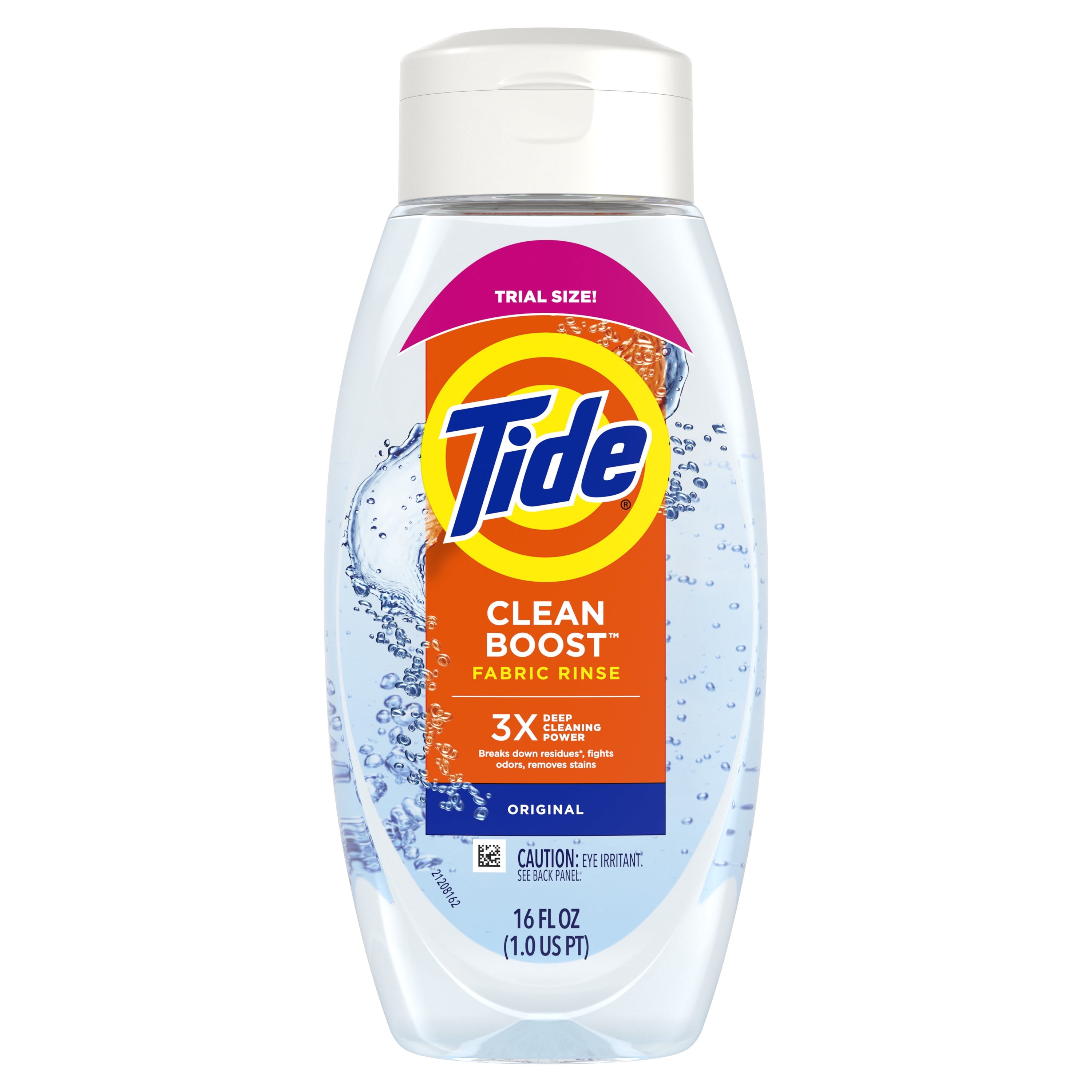 Tide Clean Boost Fabric Softener Rinse, Removes Odors and Residues, Original Scent, 48 fl oz