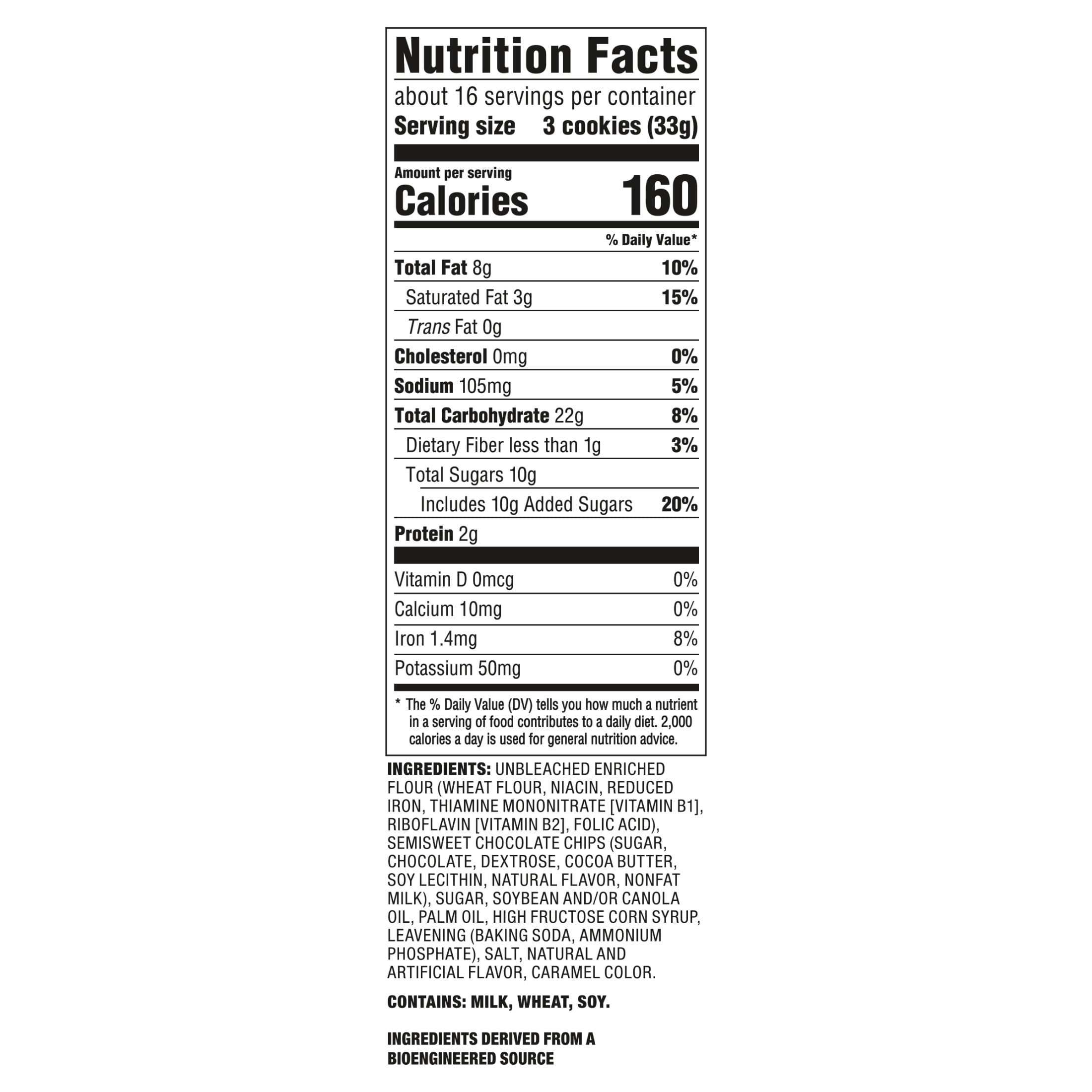 CHIPS AHOY! Original Chocolate Chip Cookies, Family Size, 18.2 oz