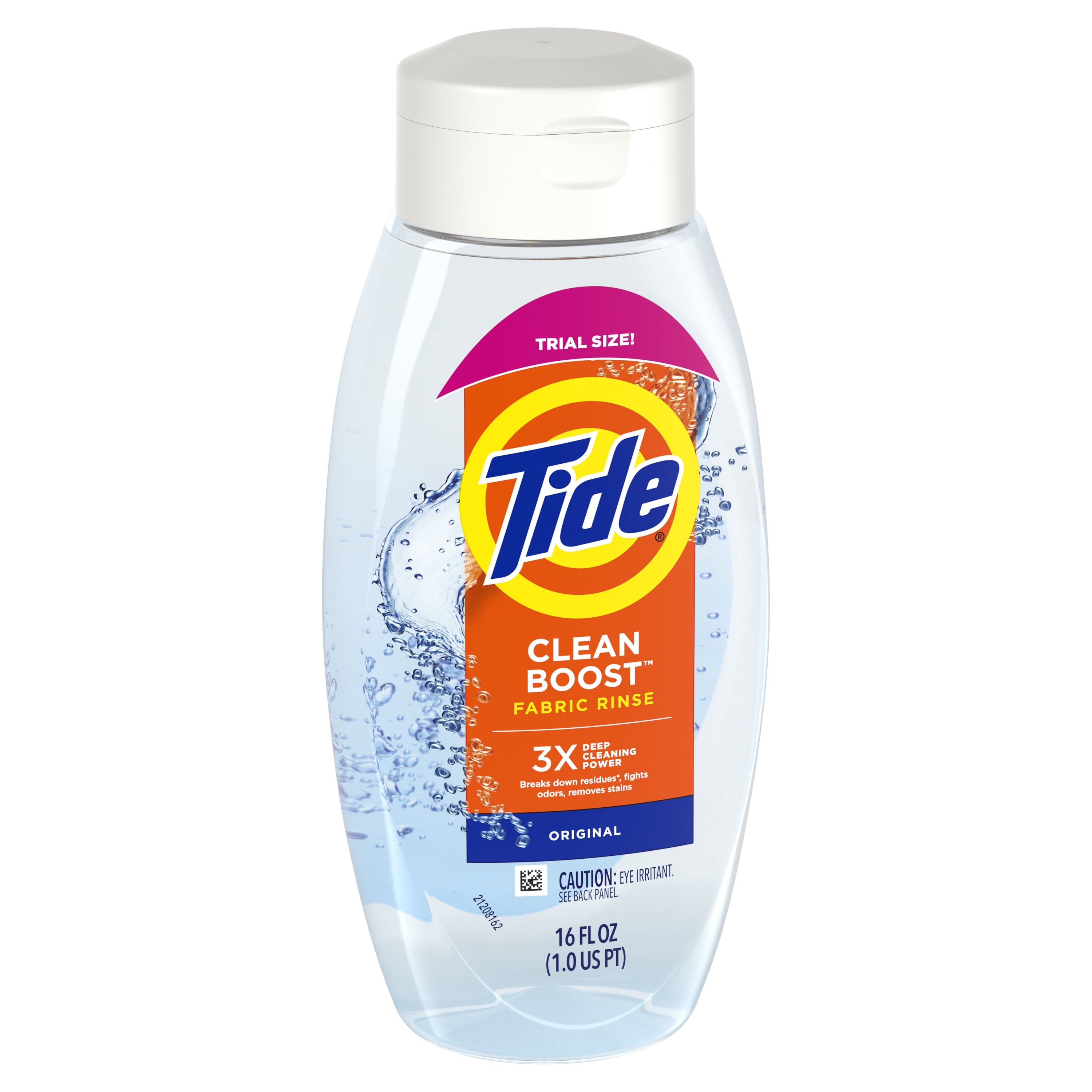 Tide Clean Boost Fabric Softener Rinse, Removes Odors and Residues, Original Scent, 48 fl oz