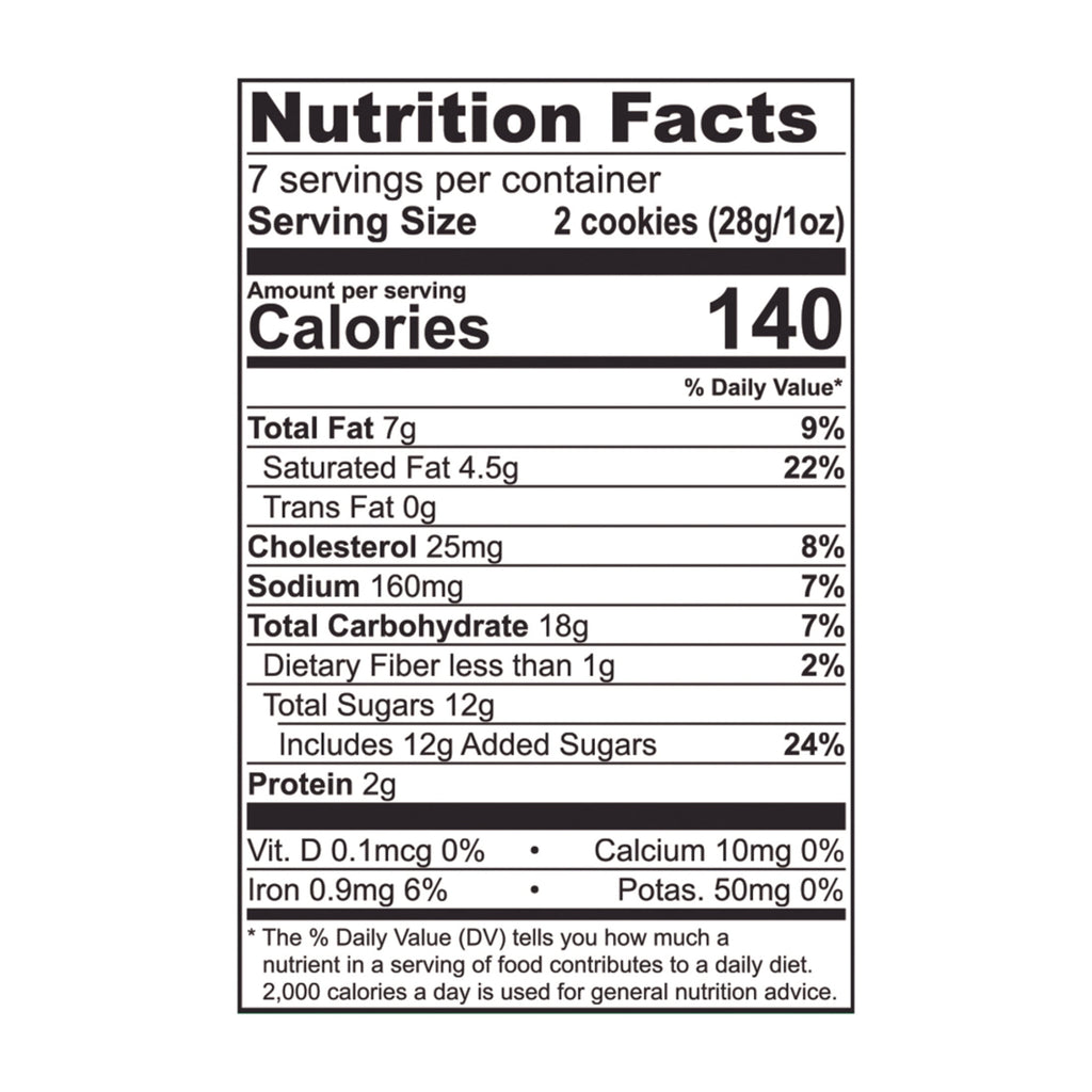 Tate's Bake Shop Chocolate Chip Cookies, 7 oz