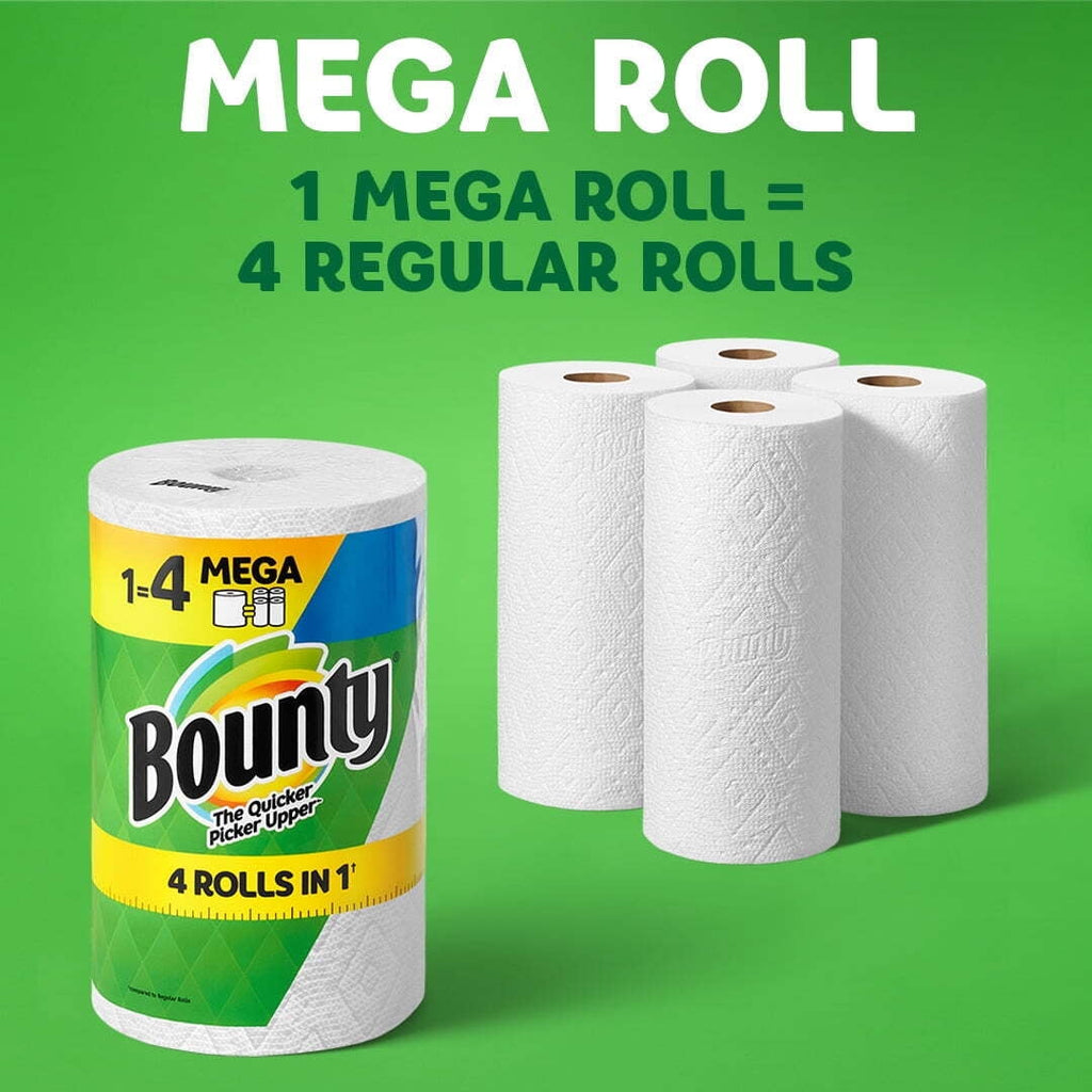 Bounty Paper Towels Full Sheet, 6 Mega Rolls