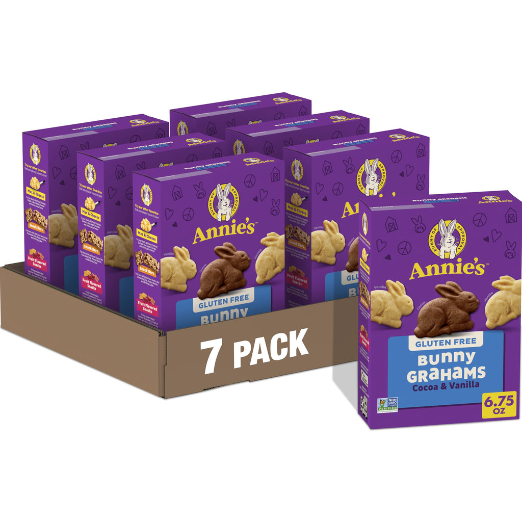 Annie's Gluten Free Cocoa and Vanilla Bunny Cookies, 6.75 oz