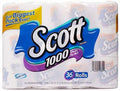 Avi Glatt Scott, 1000 Sheets Per Roll Toilet Paper, 36 Rolls Bath Tissue