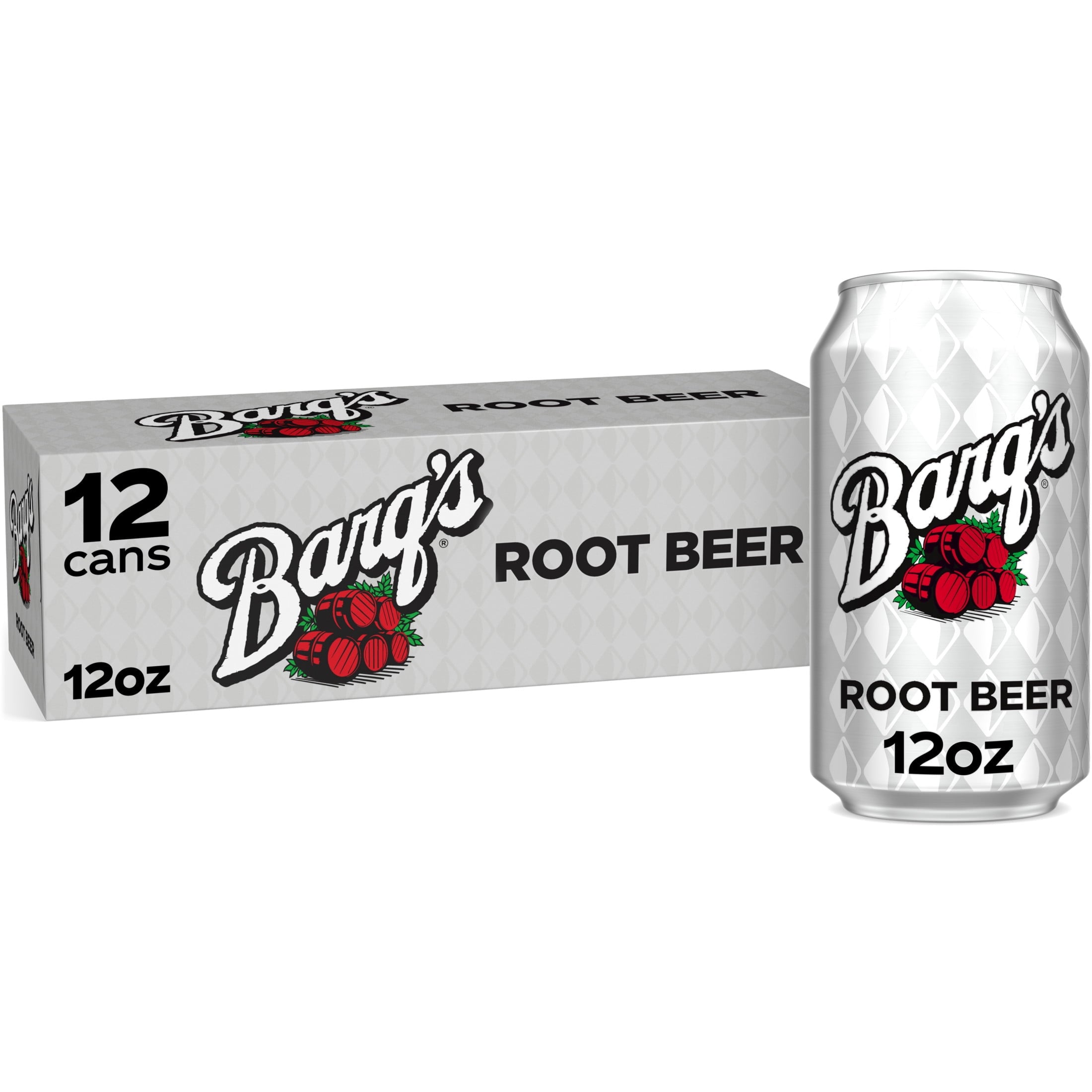 Barq's Root Beer Soda Pop Fridge Pack Cans, 12 fl oz, 12 Pack