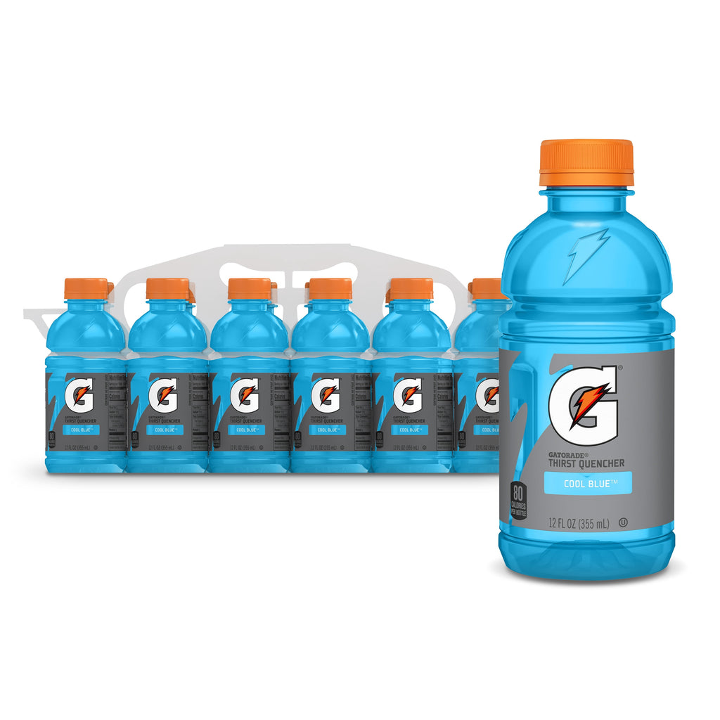 Gatorade Thirst Quencher Fruit Punch Sports Drinks, 12 fl oz, 12 Count Bottles