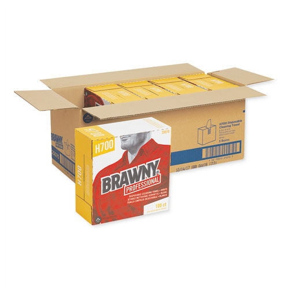 Brawny Medium Weight HEF Shop Towels, 9.1 x 16.5, 100/Box