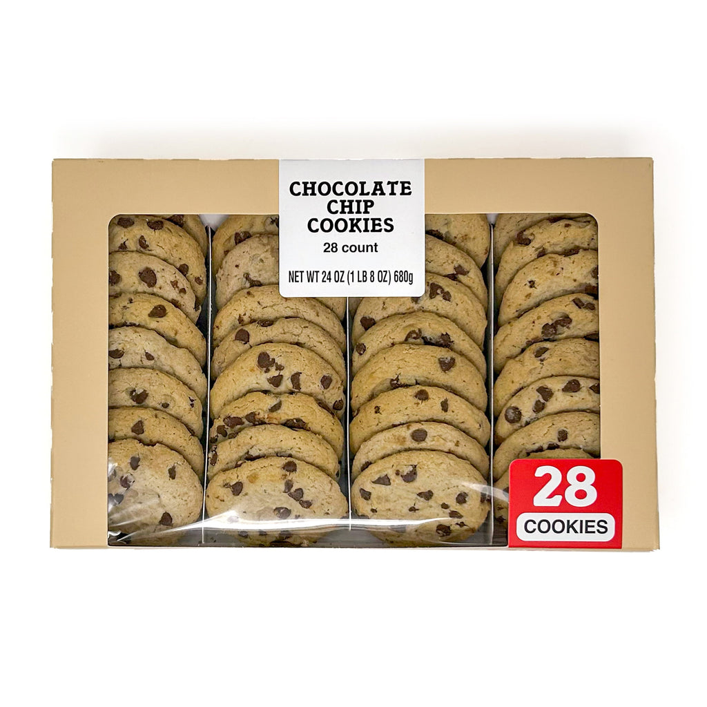 Little Dutch Boy Bakery Semi-Sweet Baked Soft Chocolate Chip Cookies, Family Size, 28 Count, 24 oz, Ready to Serve