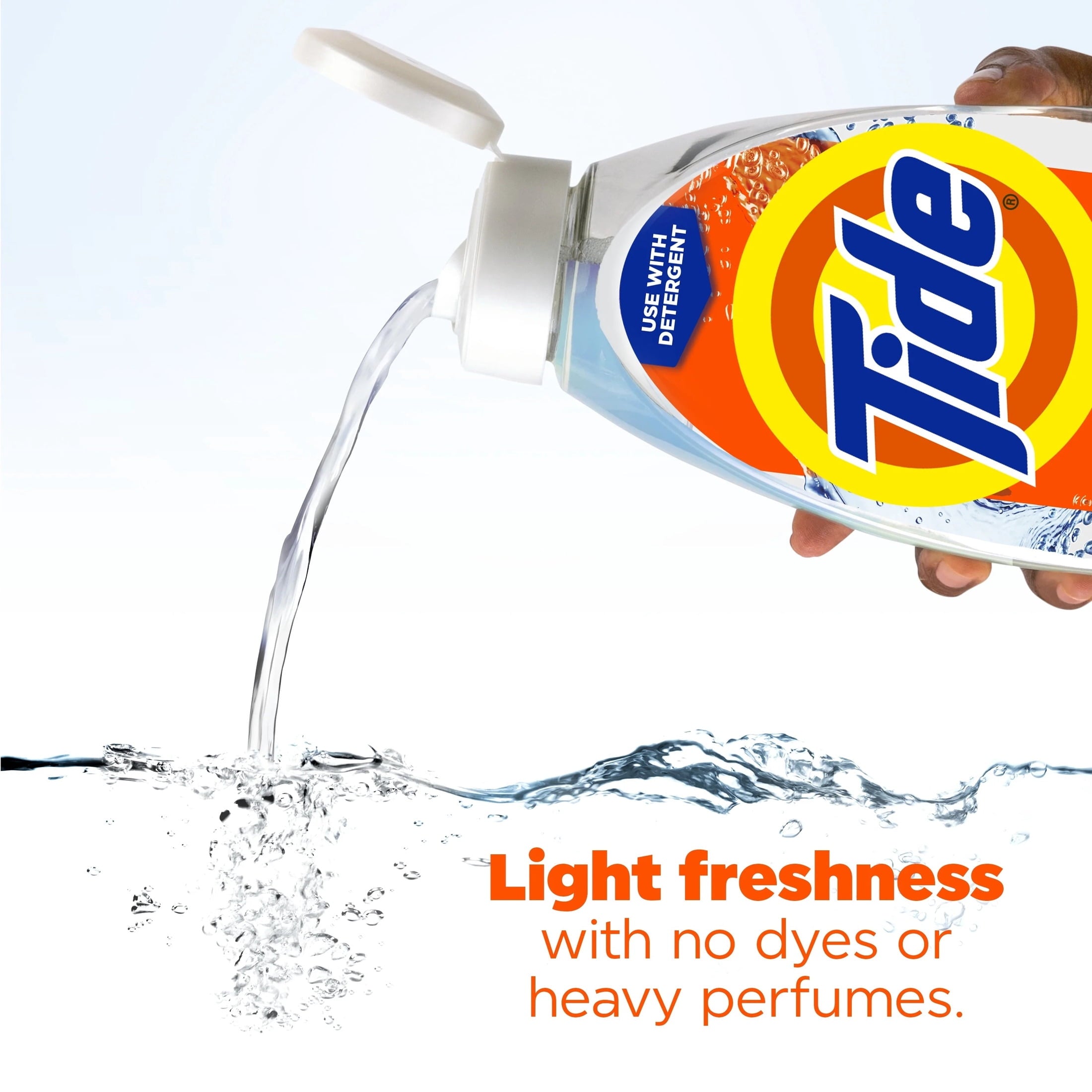 Tide Clean Boost Fabric Softener Rinse, Removes Odors and Residues, Original Scent, 48 fl oz