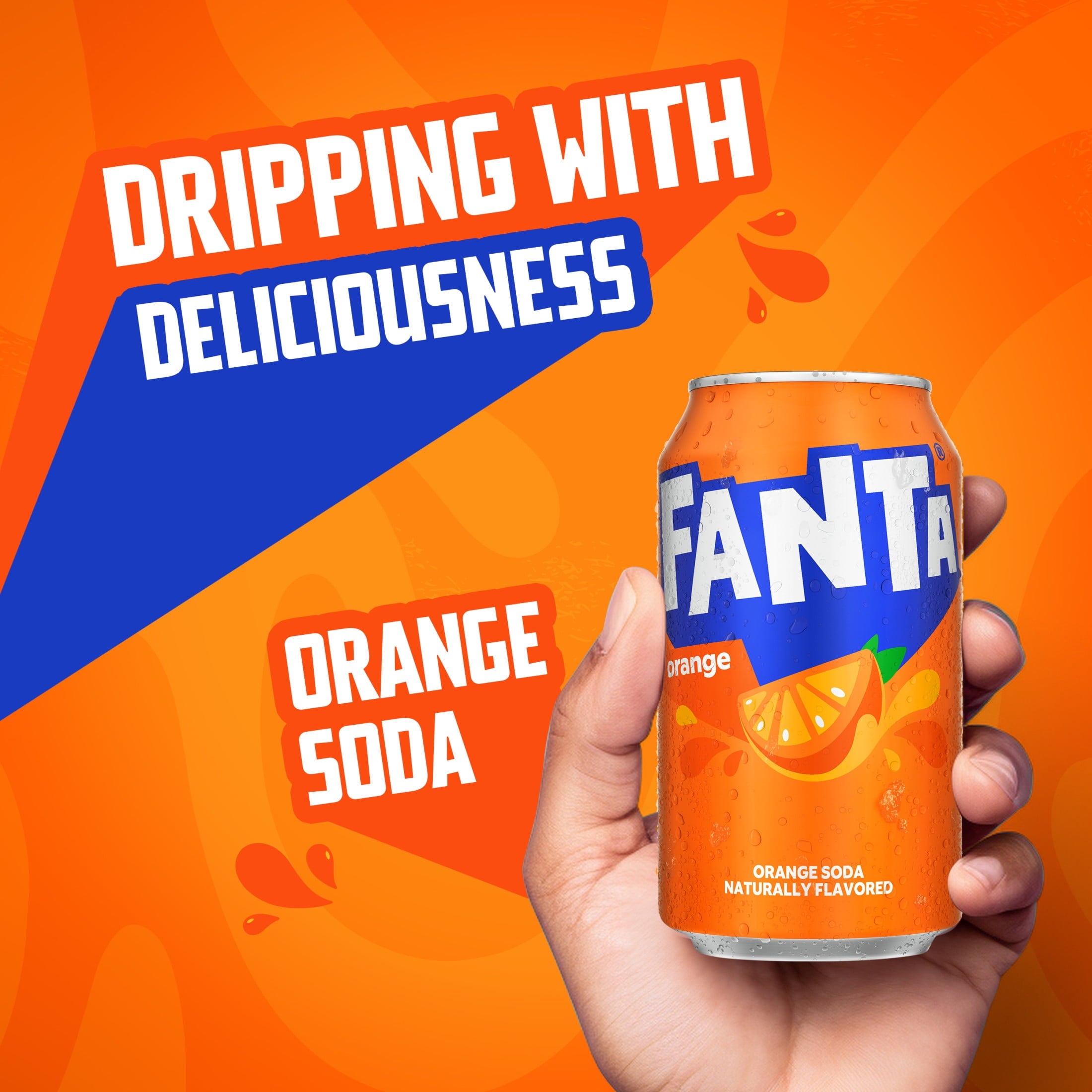Fanta Orange Soda Pop Cans, 12 fl oz, 24 Pack
