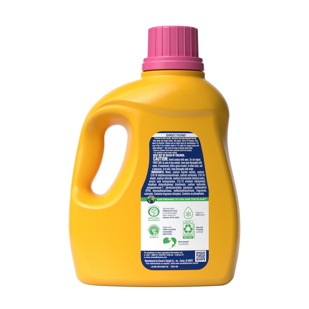 ARM & HAMMER Plus a Touch of Softener, 77 Loads, Liquid Laundry Detergent, 100.5 Fl oz