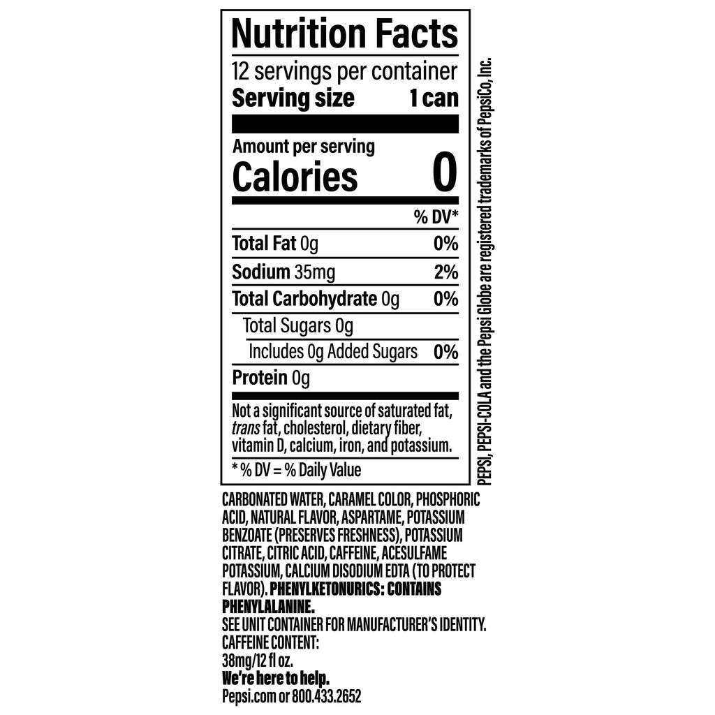 Diet Pepsi Cola Wild Cherry Soda Pop, 12 fl oz, 12 Pack Cans