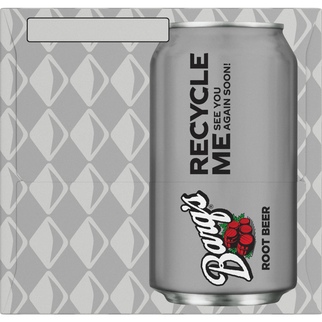 Barq's Root Beer Soda Pop Fridge Pack Cans, 12 fl oz, 12 Pack
